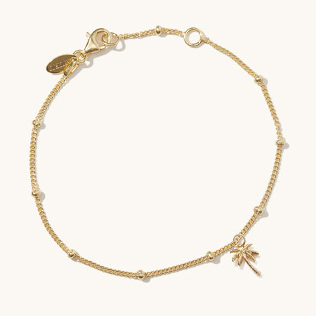 Palm Tree Bracelet Gold